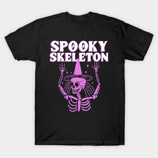 spooky skeleton T-Shirt by WOAT